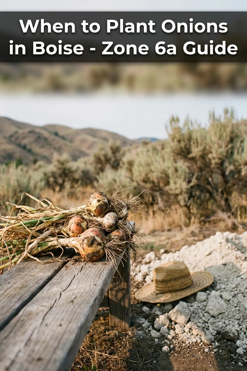 Boise onion and garlic planting dates and best long-day varieties for Zone 6a