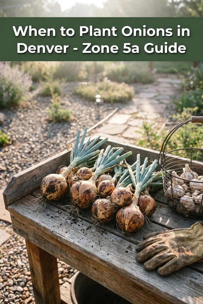 Denver onion planting dates and best long-day varieties for Zone 5a Front Range gardens
