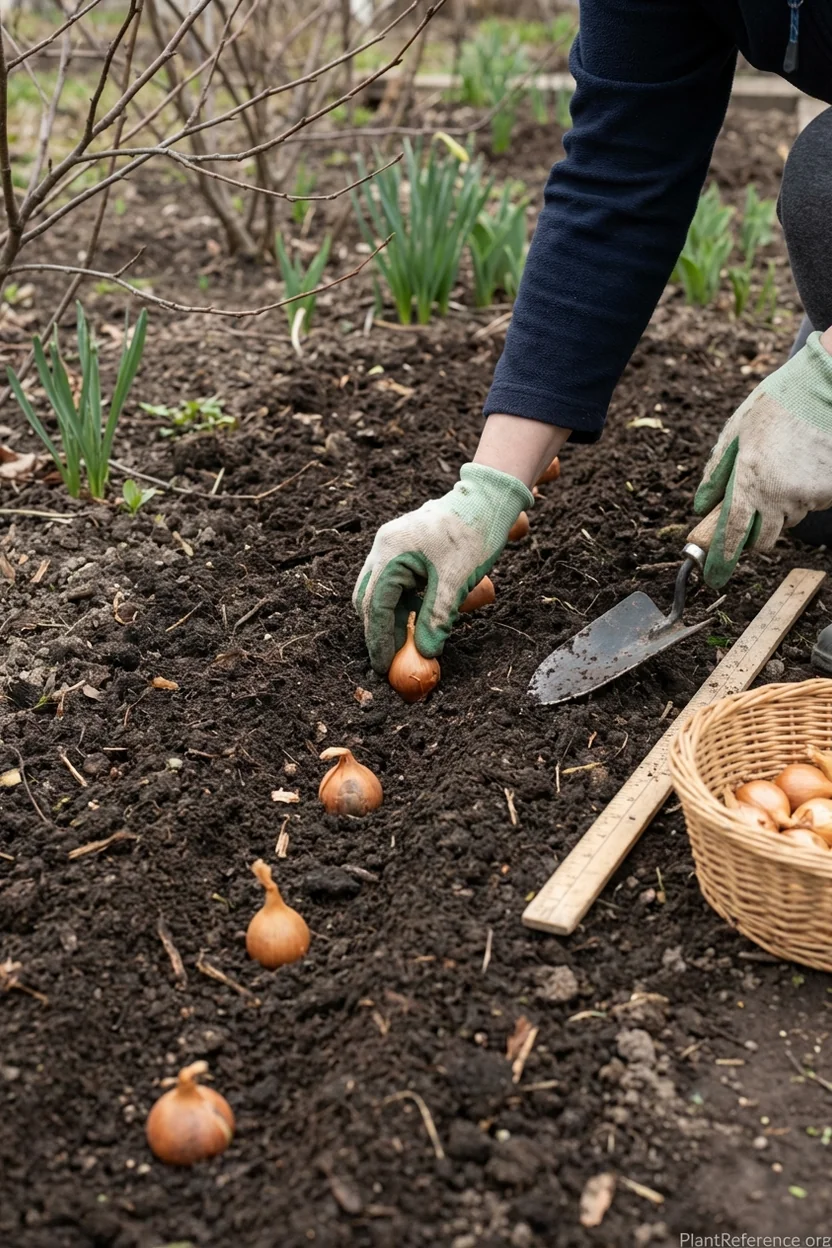 Planting onion sets in Atlanta Zone 8a - proper spacing and depth