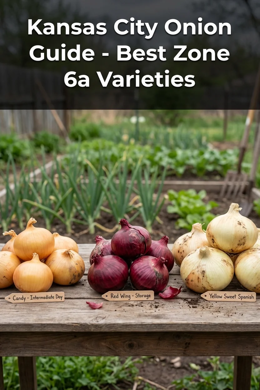 Best onion varieties for Kansas City Missouri Zone 6a planting guide