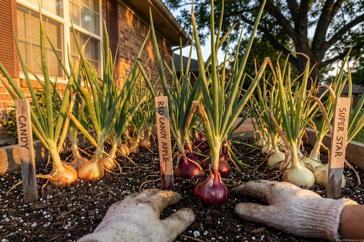 Candy Red Candy Apple Super Star onion varieties Memphis Zone 7b garden