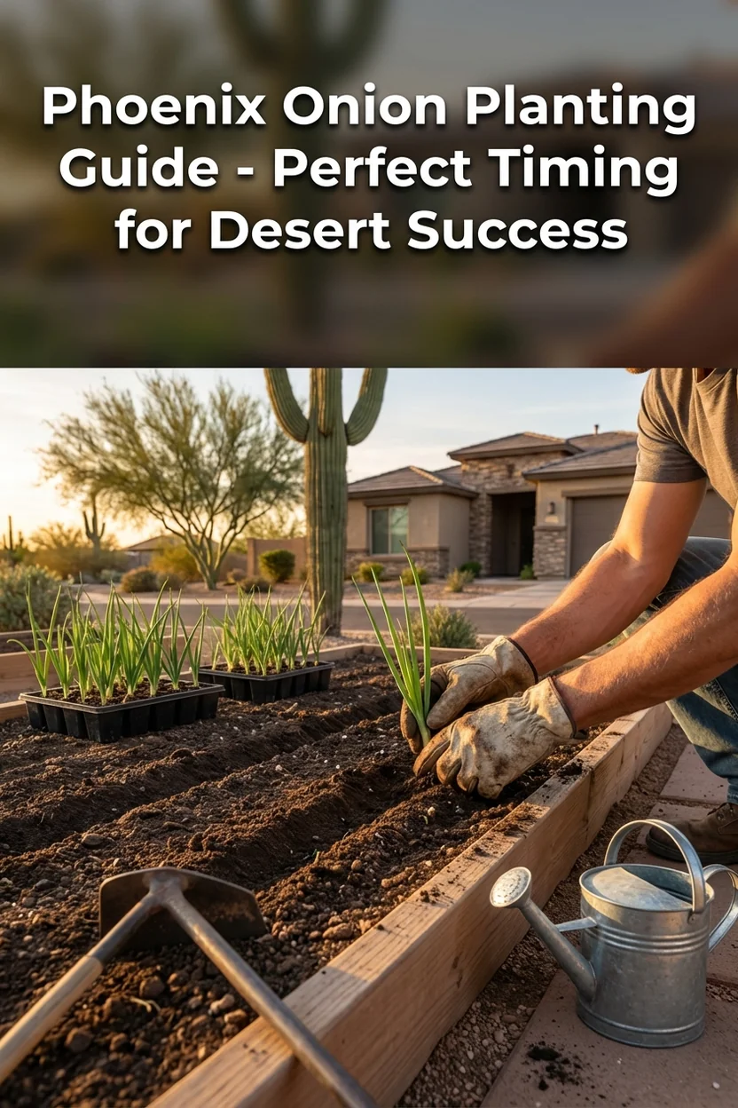 Complete Phoenix onion growing guide with planting dates and varieties