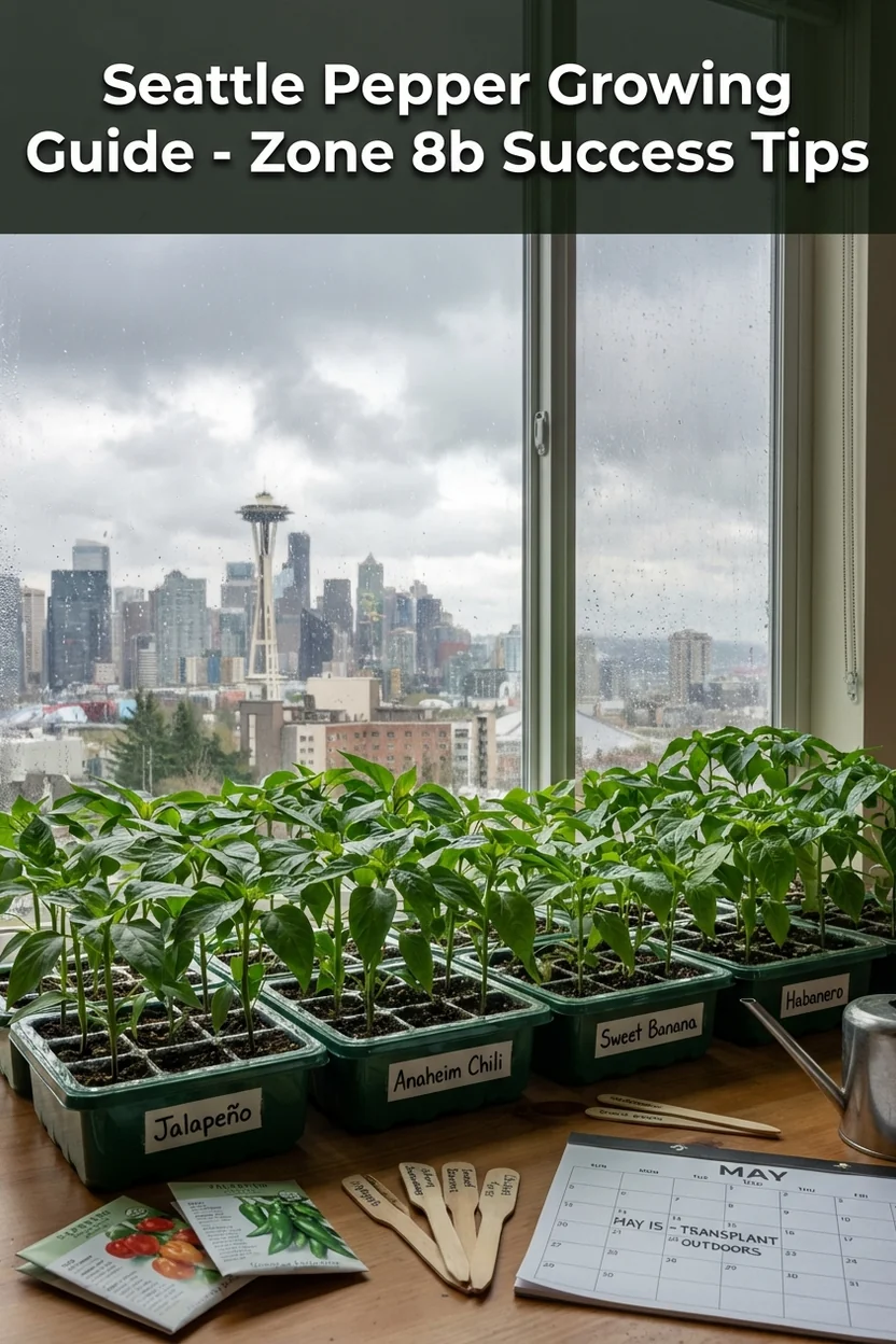 Seattle pepper planting guide for Zone 8b with best varieties