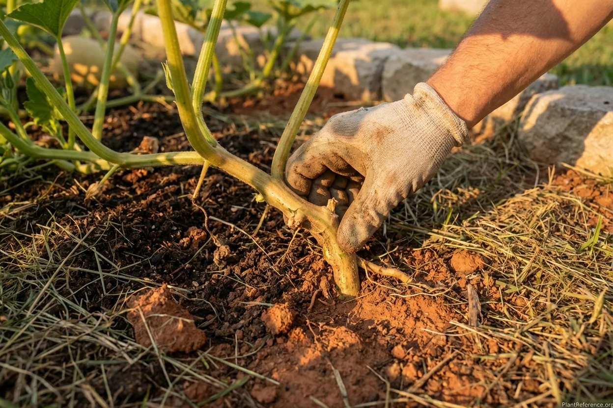 Butternut squash solid stem resistant to squash vine borers in Nashville Tennessee