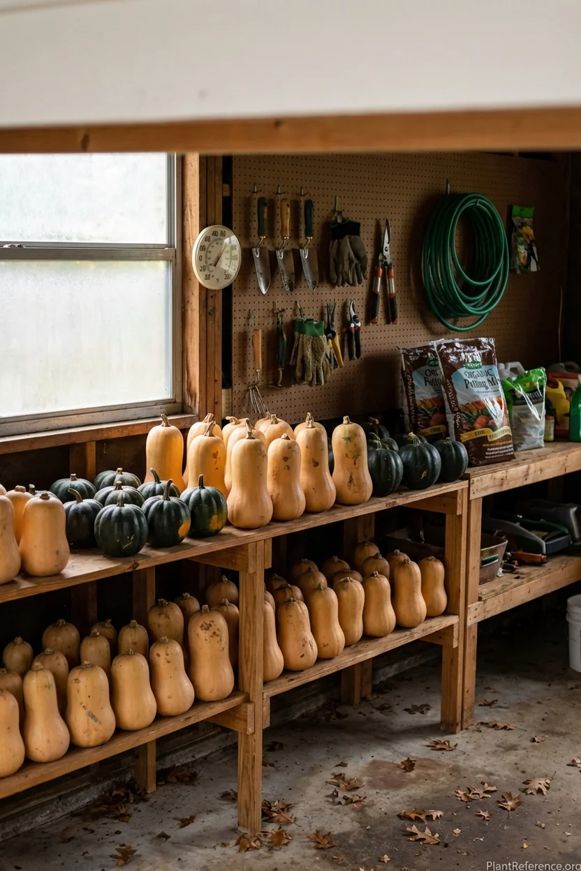 Curing winter squash in Nashville Tennessee for long-term storage
