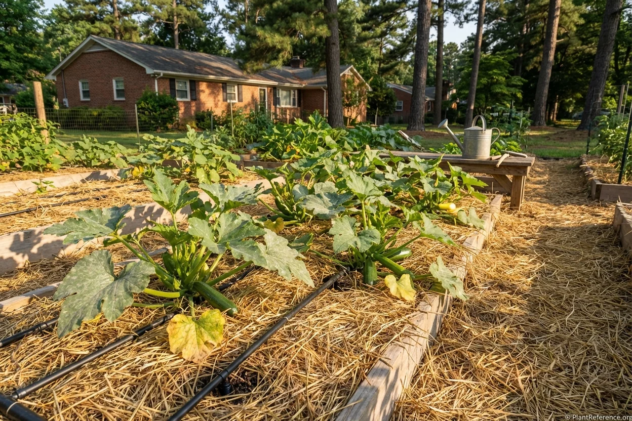 How to plant squash seeds Richmond Virginia garden Zone 7b spacing
