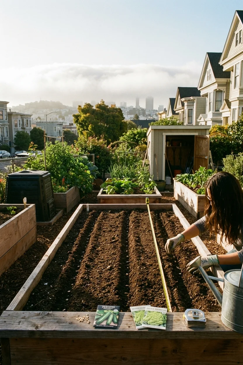 When to plant squash in San Francisco - spring planting in Zone 10a garden