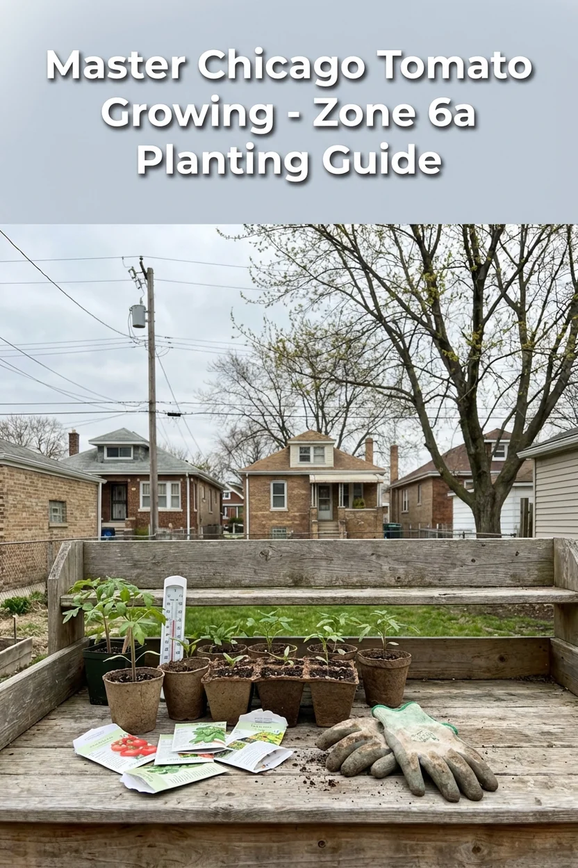 Chicago tomato planting guide for Zone 6a with specific dates and varieties