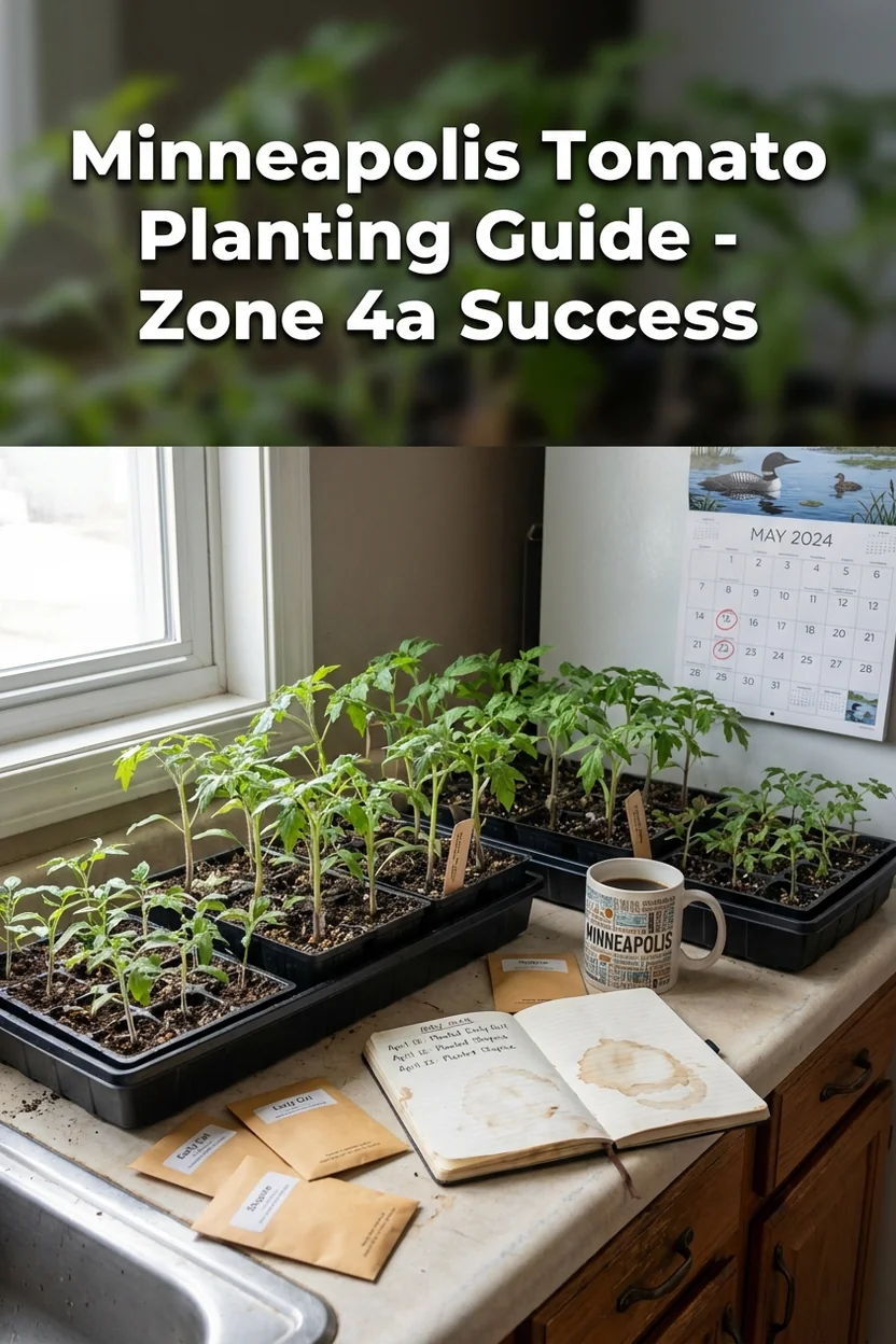Minneapolis tomato planting guide with specific dates and variety recommendations