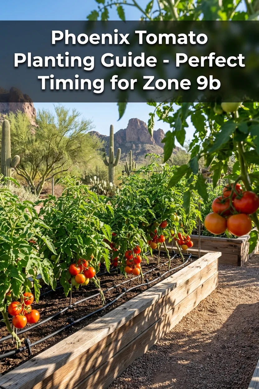 When to plant tomatoes in Phoenix Arizona Zone 9b gardening guide