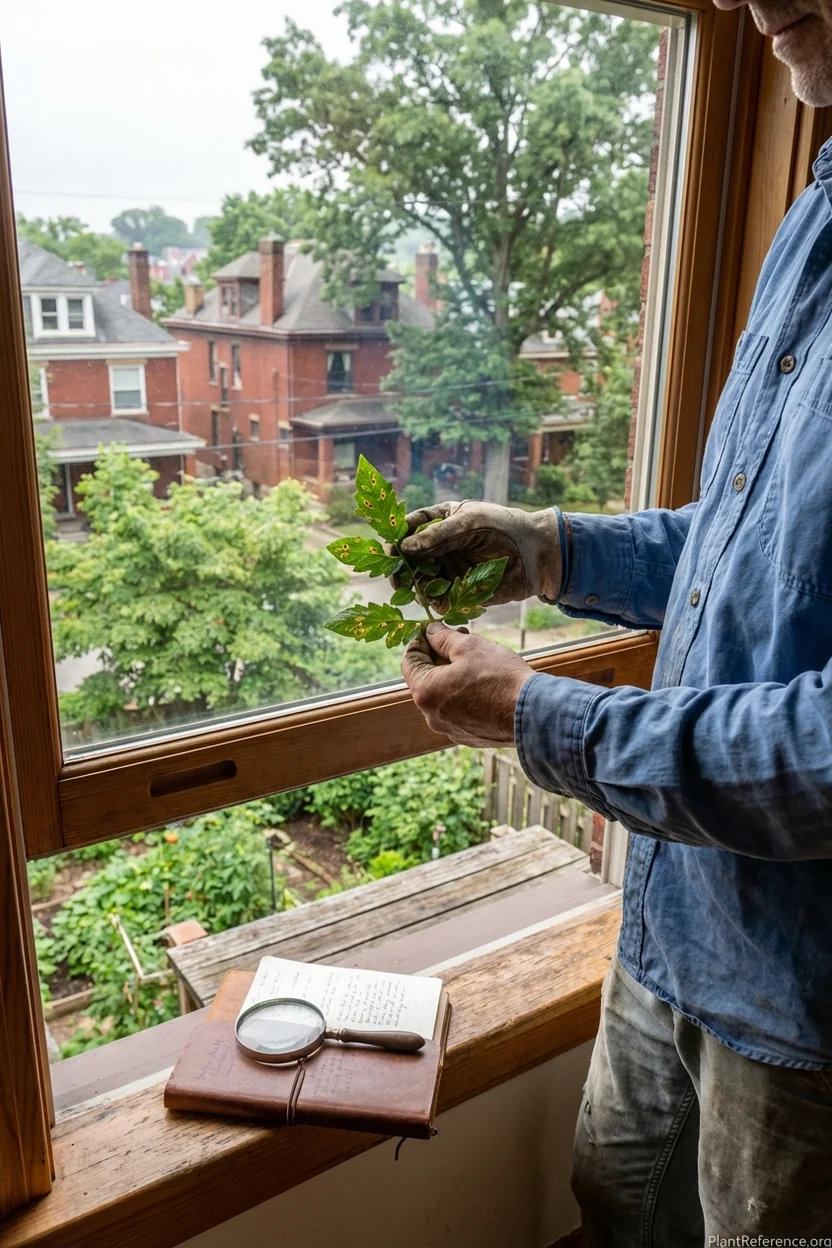 Diagnosing tomato diseases in Pittsburgh Zone 6b gardens - early blight identification