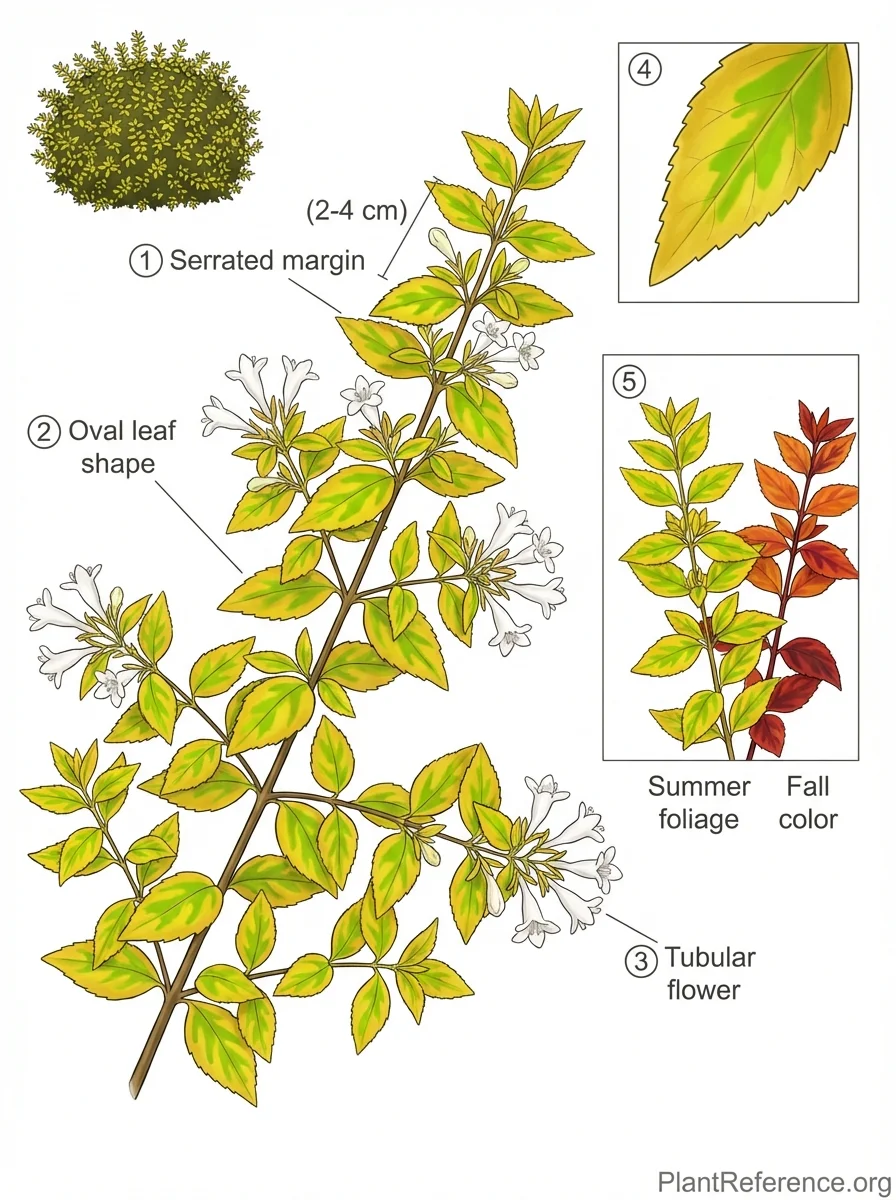 Abelia grandiflora 'Kaleidoscope', Kaleidoscope Abelia