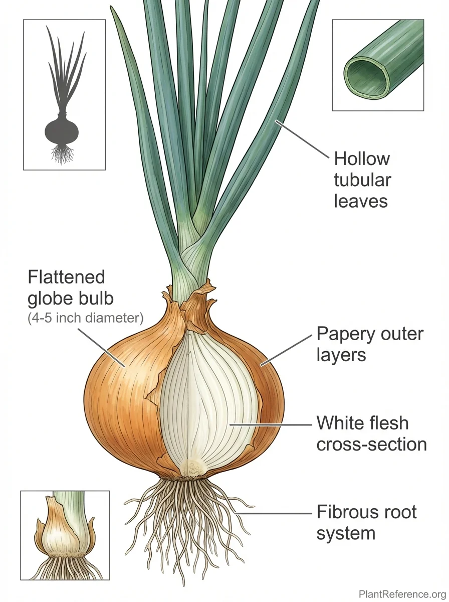 Allium cepa 'Yellow Sweet Spanish', Yellow Sweet Spanish Onion
