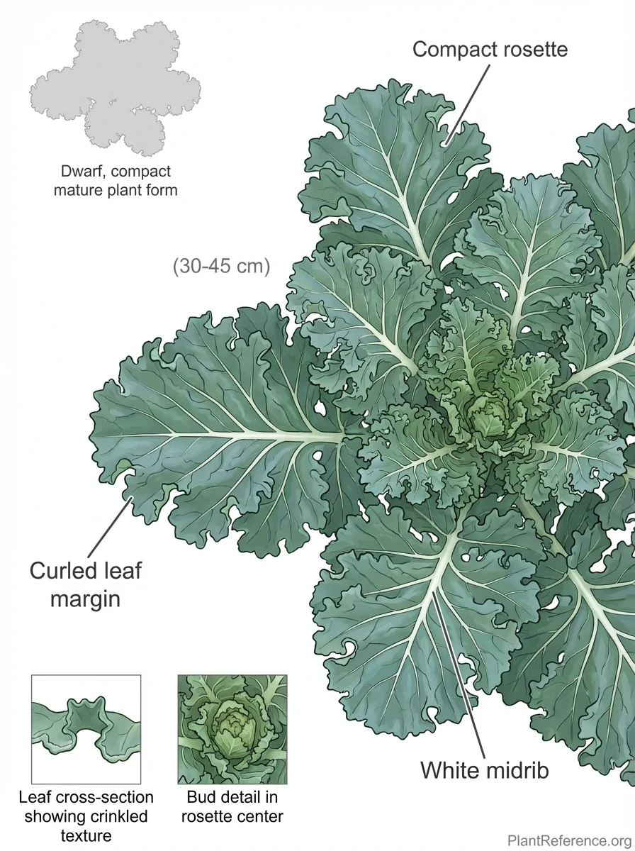 Brassica oleracea 'Vates', Vates Kale