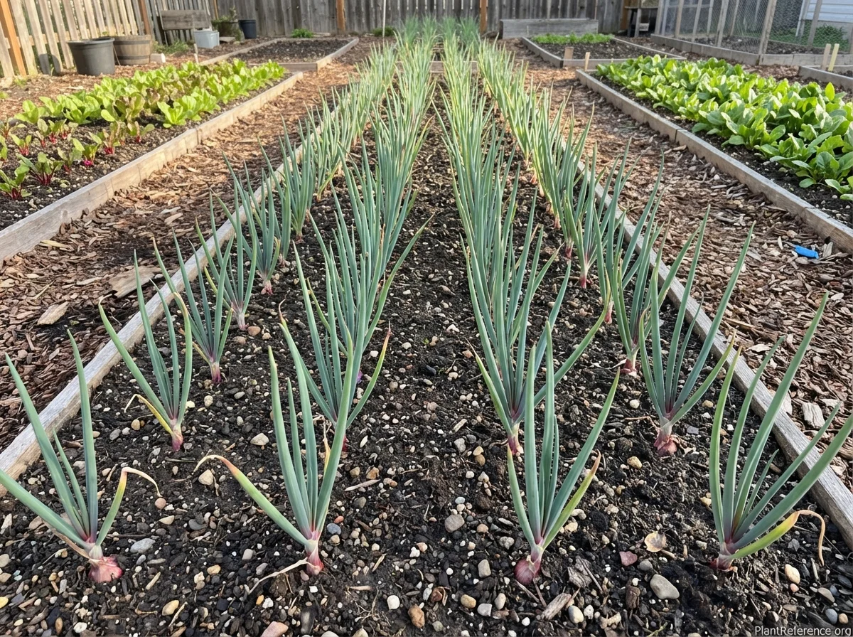 Allium cepa 'Red Baron', Red Baron Scallion