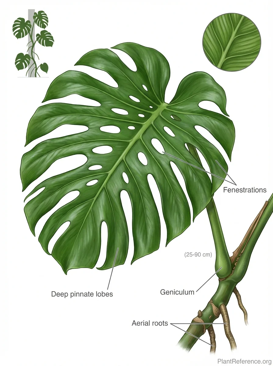 Monstera deliciosa, Swiss Cheese Plant