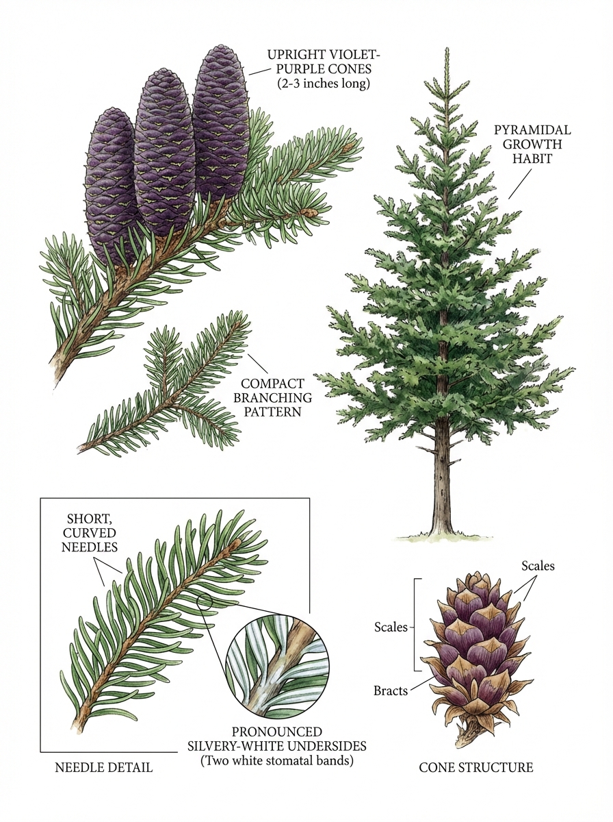 Abies koreana, Korean fir